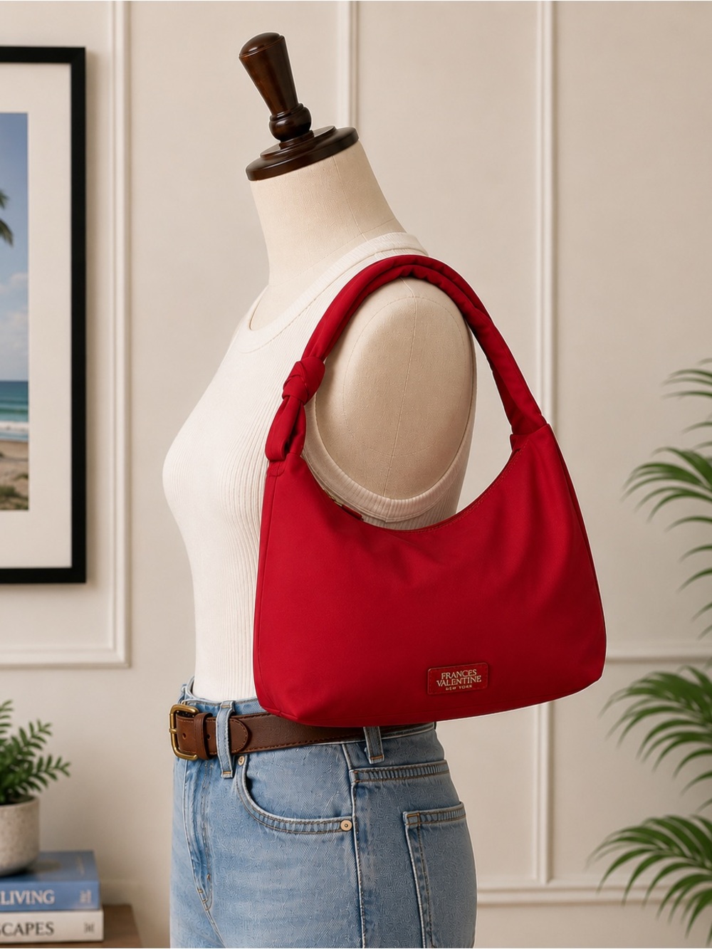 Frances Valentine Red Women's Bag NWOT Sold Out!